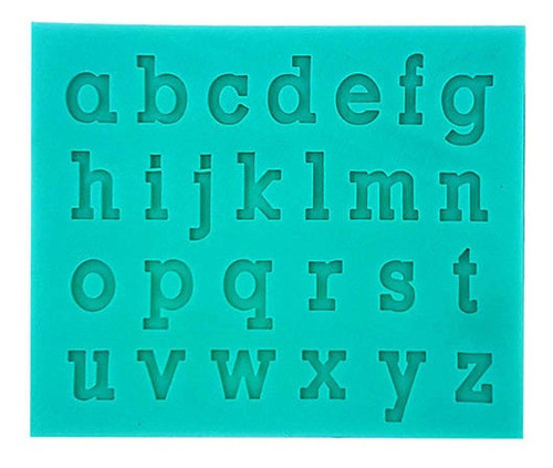 Molde De Silicone Alfabeto Minúsculo Para Pasta E Biscuit - 0