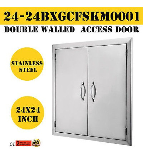 Doble Amurallada Puerta 24 X 24 Cocina Moho Resistente Ss Ma 1