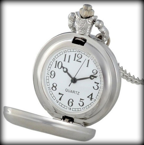 Relógio Bolso Napoleão Bonaparte Nas Alpes - Aço Cor Prata 1