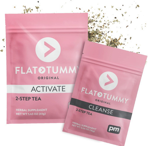 Detox Tea Flat Tummy Tea, Programa De 2 Etapas E 2 Semanas P 0