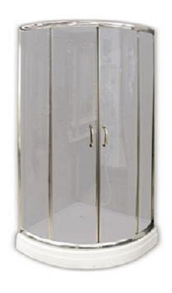 Mamparas De Baño De Vidrio Ducha Curva 800x800x1850 Depol 0