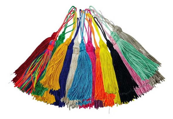 Franja De Seda Tassel Pingente  20 Unidades Sortido 0