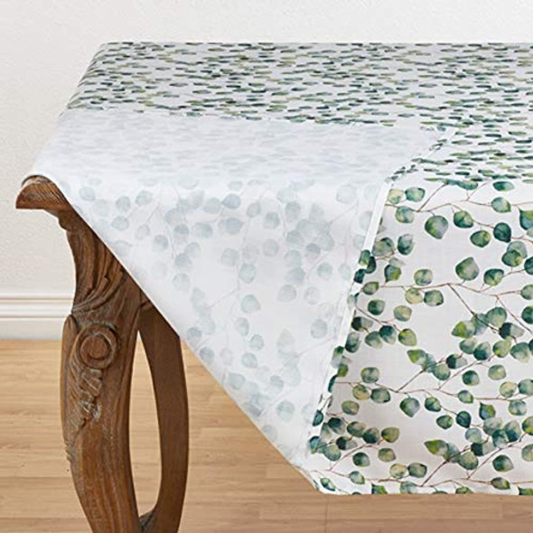 Saro Lifestyle Colección Eucalipto Eucalipto Leaf Mantel, 70 1