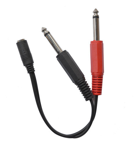 Vimvip 3.5 mm Hembra A Dual 1/4  Ts 6.35 mm Male Cable Ester 1