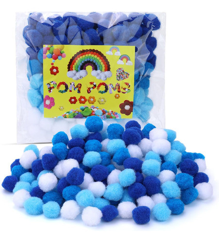 Pom Poms De 2,5 Cm, 150 Piezas, 4 Colores Para Manualidades 0