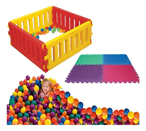 Plaza Blanda 100pel + Piso Goma + Corral / Open-toys 34 Ea 0
