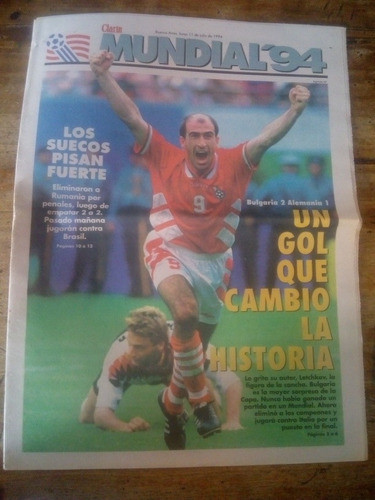 Clarín Mundial Eeuu 94 Lunes 11 De Julio (mc94) 0