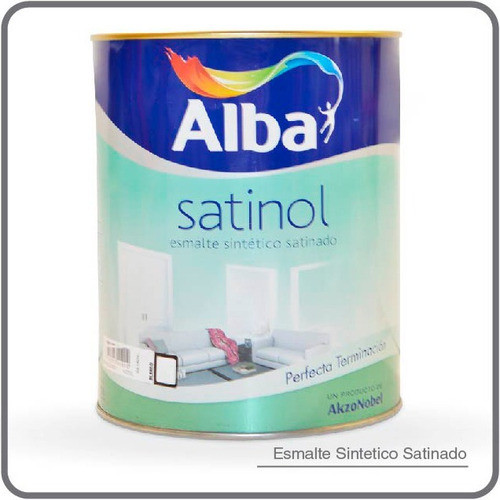 Satinol Esmalte Sintetico Satinado 4 Lts Alba Pintura Litros 0