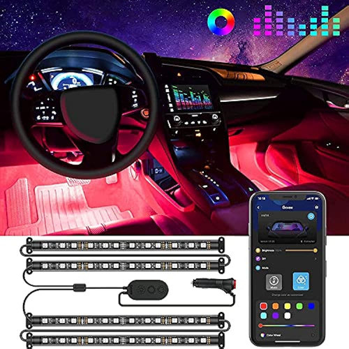 Govee Interior Lights For Car, App Control Smart Car Lights 0