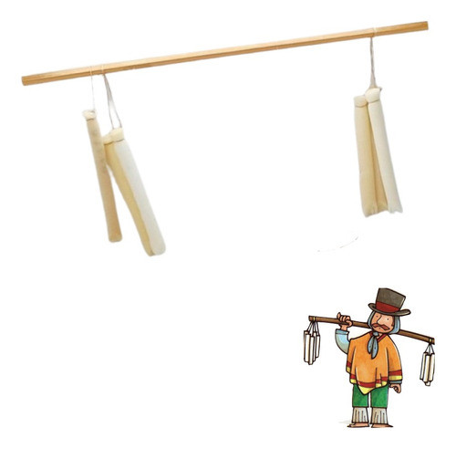 Accesorio Vendedor De Velas Ambulante Fiesta Patria Patrio 0