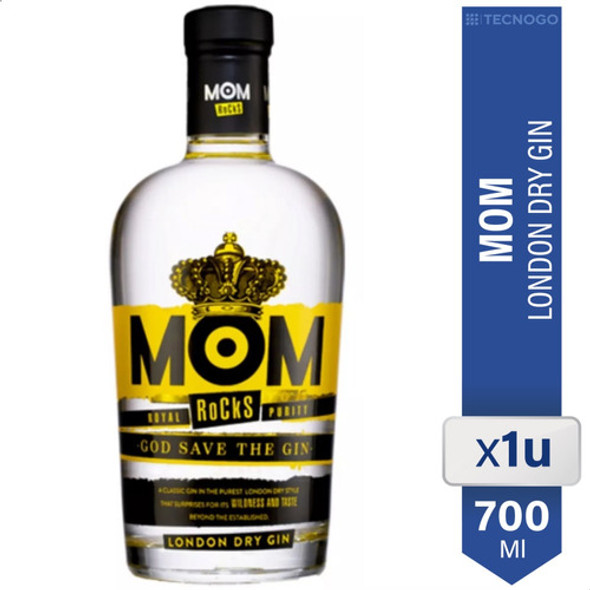 Gin Mom Rocks London Dry Gin Importado Premium - 01almacen 0