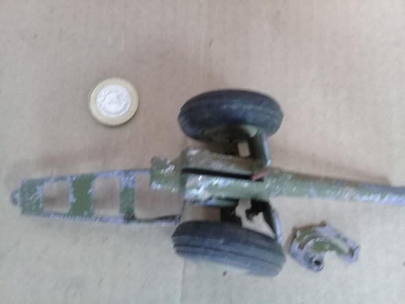 Antiguo Cañón De Plomo De Juguete. 0