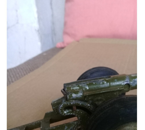 Antiguo Cañón De Plomo De Juguete. 1