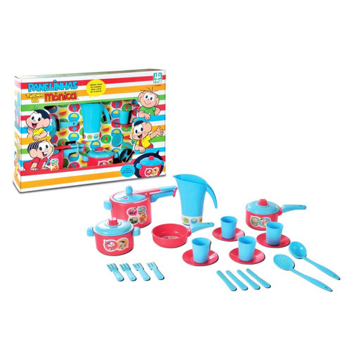 Kit Cozinha Infantil Panelinhas Da Turma Da Mônica - Nig 0
