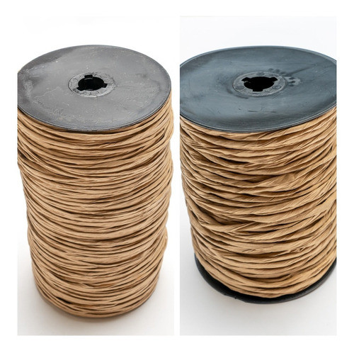 1 Kg Hilo De Papel Fino 2 Mm(390mt)+1 Kg Hilo Grueso (200mt) 0