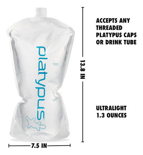 Botella De Agua Plegable Ultraligera De 2 Litros 1