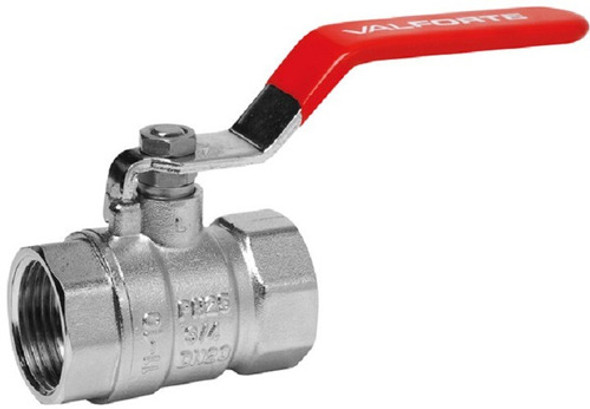 Válvula Esférica Latón 3/4  Hh Rosca Bsp Valforte Rf-plus 0
