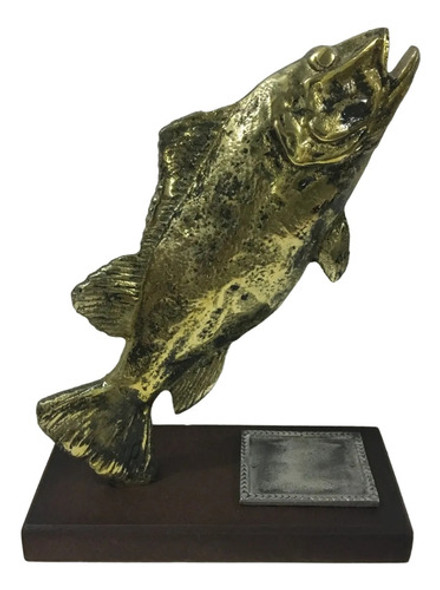 Troféu Tucunaré Pra Campeonato De Pesca Peixe Rede 0