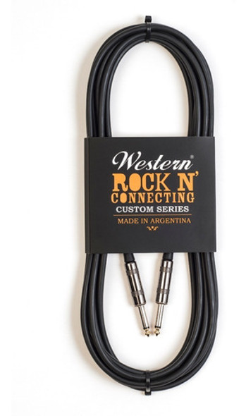 Cable Plug Recto Para Instrumentos Western Mcr30 - 3 Metros 0