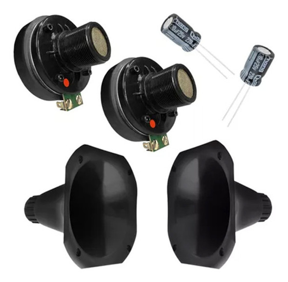 Combo Doble Driver Blauline Bd100 + Corneta Corta X2 0