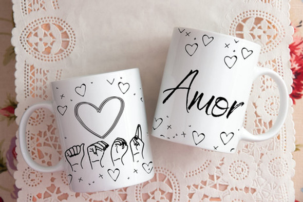 6 Artes Caneca Linguagem Em  Libras Em Corel #0807 1