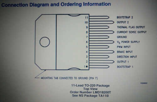 Circuito Integrado Lmd18200t  Lmd18200 Controlador Motores 1