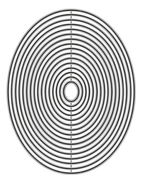 Plantillas Para Troquelado Ovalos Set-14.5x11.2cm/ 0