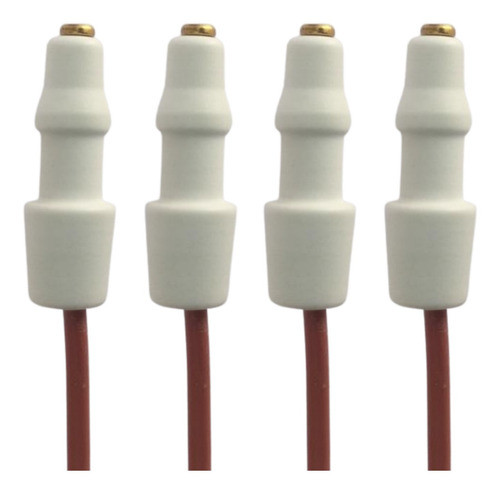 4 Velas Eletrodos De Acendimento Para Fogão Brastemp Deville 0