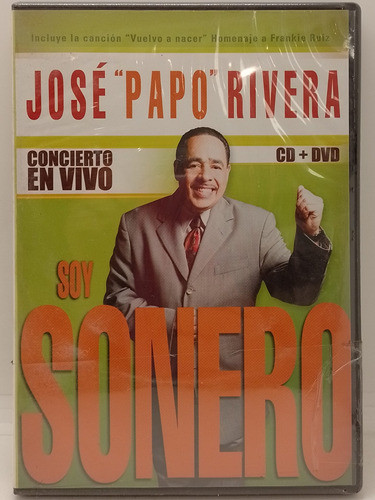 José Papo Rivera Soy Sonero Cd Y Dvd Nuevo 0