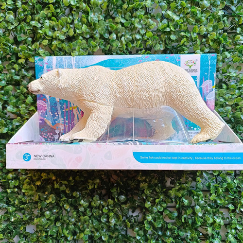 Animales Educativos Oso Polar Pvc Ecológico 1