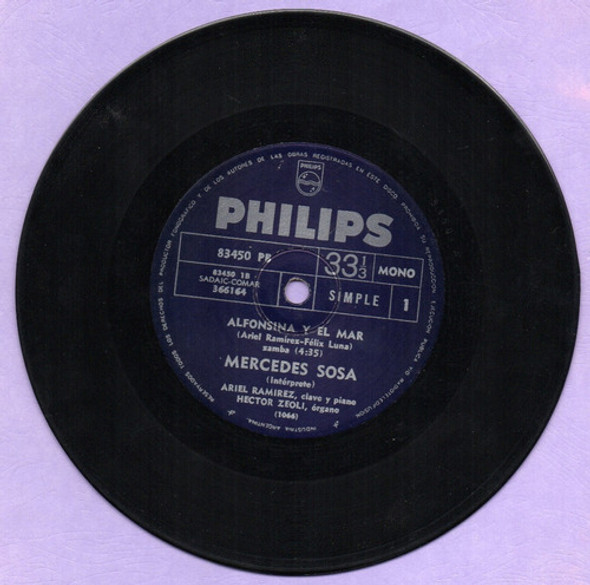 Vinilo Simple De Mercedes Sosa 1