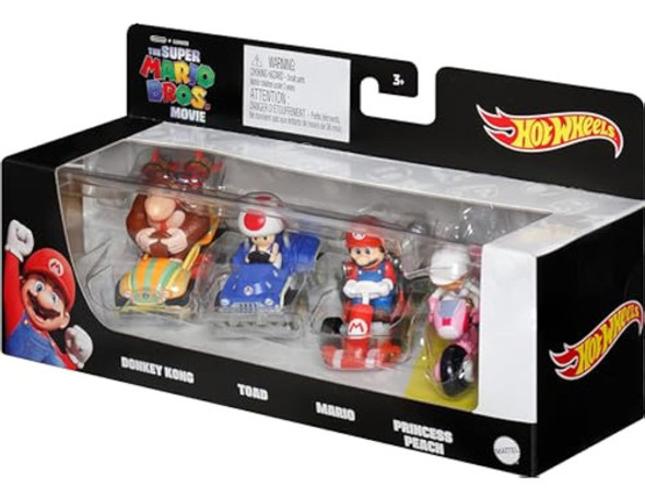 Hot Wheels Mario Kart - Paquete De 4 1