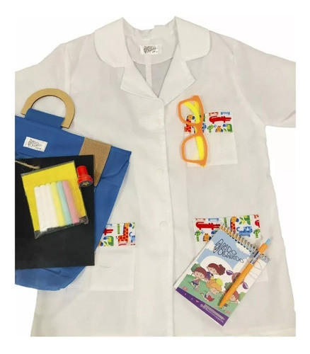 Set De Escuelita Juego De Rol Niños Para Jugar A La Maestra 0