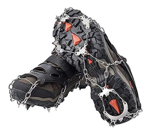Al Igual Que 18 Dientes Garras Crampones L Zapatos Antidesli 0