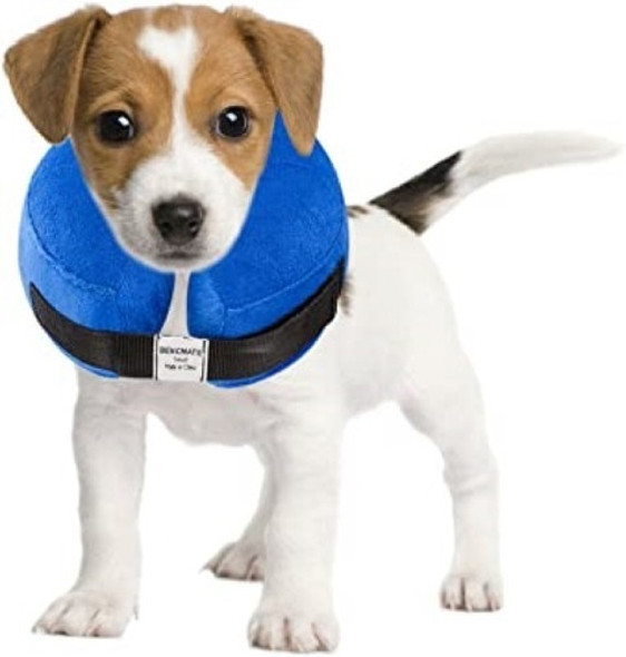 Collar Inflable S Protector P/ Mascota Collarin No Tapa Vist 0