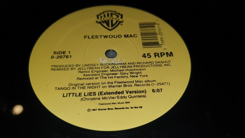 Fleetwood Mac Little Lies Vinilo Maxi Usa Temazo 1987 1