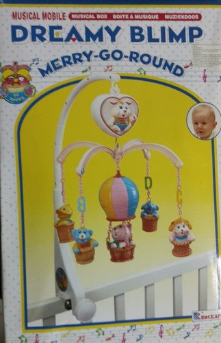 Movil Cunero Musical Bebe Rockapetta A Cuerda, Envio Gratis 0