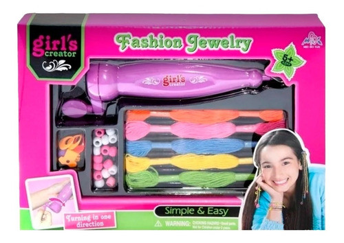 Juego Con Maquina Para Hacer Trenzas Cabello Pelo Niñas 0