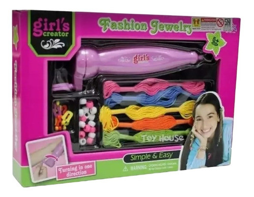 Juego Con Maquina Para Hacer Trenzas Cabello Pelo Niñas 1