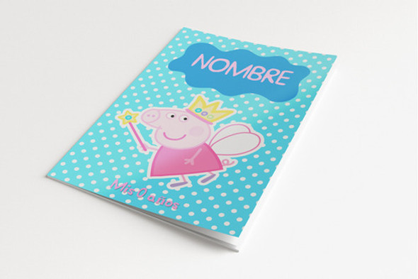 Libro Para Colorear Editable Imprimible De Peppa Pig Hada 0