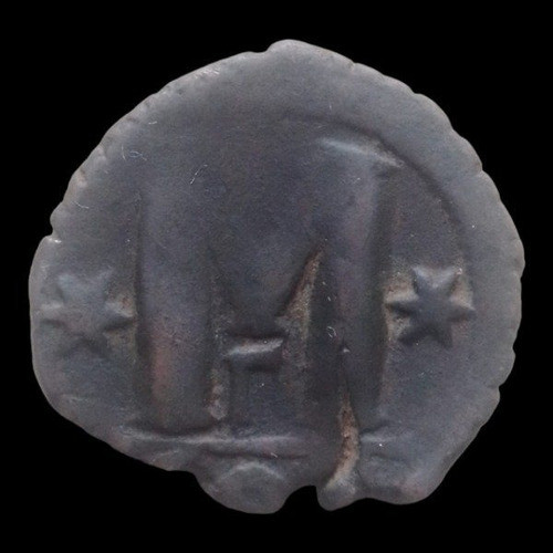 Moneda Imperio Bizantino. Ae Follis De Justin I 518 - 527 Dc 0