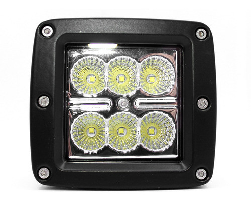 Faro Auxiliar Led Multi Voltaje 6 Led 85mm 0