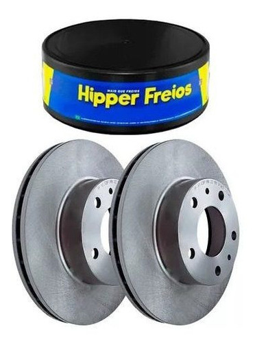 Par Disco Freio Dianteiro Ventilado Boxer Jumper - Hf42 1