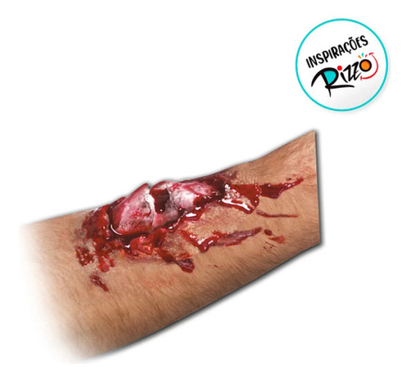 Kit Maquiagem Corporal Para Halloween - Braço Quebrado 1 Un 1