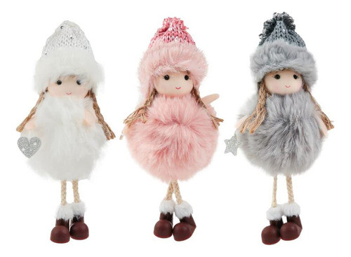 Fzbnsrko 3 Piezas Con Dije De Muneca De Angel De Navidad, Ad 0