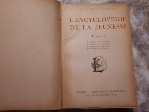 L' Encyclopedie De La Jeunesse - Qui - Pourquoi - Comment 1