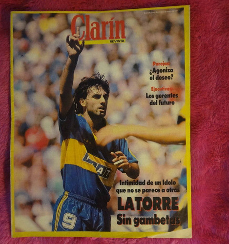 Clarín Revista Mayo 1991 Gyula Kosice Diego Latorre Yuppies 0
