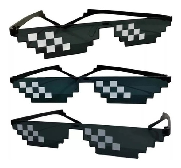 Lentes Pixel Meme Thug Life 0