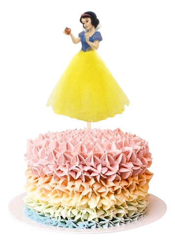 Pincho Topper Cake 25cm. Adorno Para Torta Blancanieves 0