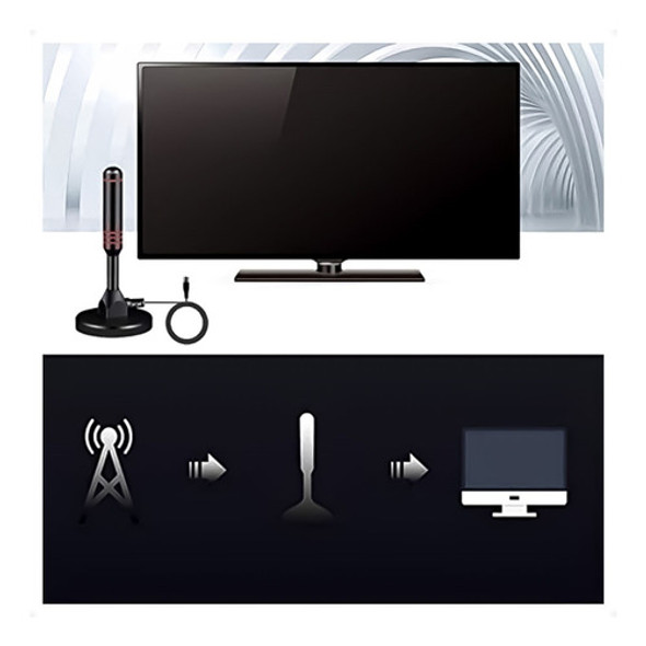 Antena Tv Digital Señal Sintonizador Hdtv Usb 22db - Otec 1